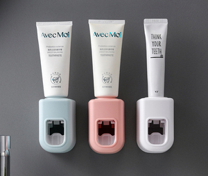 Dispenser Automatico di Dentifricio e Spremiagrumi a Parete con Porta Spazzolino <span class=keywords><strong>Set</strong></span> di <span class=keywords><strong>Accessori</strong></span> da <span class=keywords><strong>Bagno</strong></span> - Product Image 6