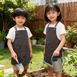 <span class=keywords><strong>Delantal</strong></span> de Lona para Niños para Pintura y Clases de Arte, Apto para Estudiantes de Primaria, Personalizable con Texto e Impresión de Logotipo - Product Image 3
