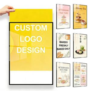 0717 High Quality Aluminum <b>Advertising</b> <b>Light</b> <b>Box</b> Custom Size Led Poster Display for Business Market - Product Image 3