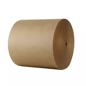 Rouleau de papier kraft brun de moulin de la Chine pour l'emballage et l'impression