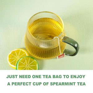 100% Natural Custom Bagged Green Peppermint and <strong>Spearmint</strong> Leaf Teabags Fresh Herbal Mint Loose Leaf for Slimming <strong>Tea</strong> - Product Image 4
