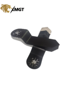 Lame de meulage diamantée oscillante en forme d'étoile XMGT pour outils multifonctions avec segment à flèche unique pour le travail des bords et des coins