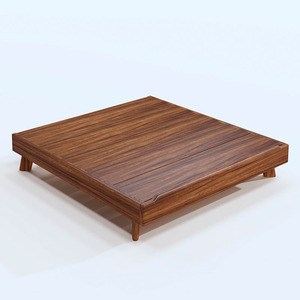 Giường ngủ khung gỗ kiểu Nhật hiện đại, kích thước <span class=keywords><strong>King</strong></span> & Queen, nội thất phòng ngủ với tính năng giường đôi - Product Image 3