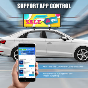 Модель Pixelpulse P3 настраиваемый светодиодный знак такси на крыше программируемый автомобильный Топпер для продажи мобильной рекламы - Product Image 5