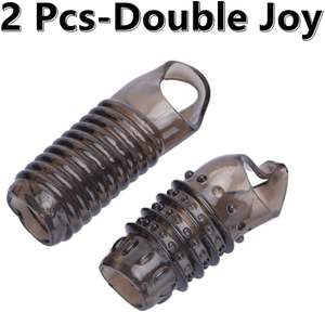 Herbruikbare Penis Vergroten Mouwen Vertraging Ejaculatie Haan Ringen Voor Mannen - Product Image 5