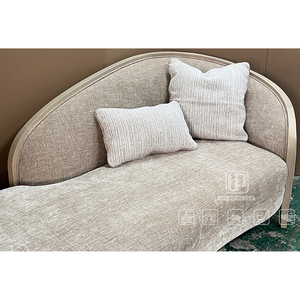 Venta Directa de Fábrica, Muebles de Sala Curvos de Tela 2025 de Lujo y Tacto Suave, Muebles Modernos Blancos 01 - Product Image 5