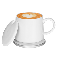 55 degrés auto-chauffant usb voyage intelligent portable tasse thé café tasse thermo chauffe-plat contrôle de la température chauffage pour cadeau