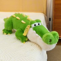 Juguete de Peluche Creativo de Cocodrilo de Dibujos Animados, Almohada Larga de Peluche para Dormir en Casa, Regalo Unisex para Niños