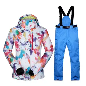 Bowinsカスタムプリントレディーススキージャケットとパンツ
