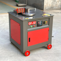 Cintreuse semi-automatique CNC GF32 - Machine à cintrer les anneaux en acier à haute efficacité pour barres de construction en acier au carbone
