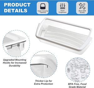 Étagère de <span class=keywords><strong>porte</strong></span> de réfrigérateur W10321304 compatible avec les réfrigérateurs <span class=keywords><strong>Whirlpool</strong></span>, remplace WPW10321304 PS11752778 AP6019471 2179574 - Product Image 3