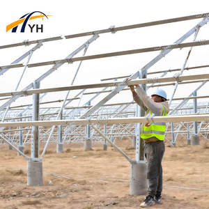 Trépied réglable de vente chaude <span class=keywords><strong>pour</strong></span> le système de montage de panneau solaire au sol ou sur le toit Support photovoltaïque en acier de type C d'usine - Product Image 3