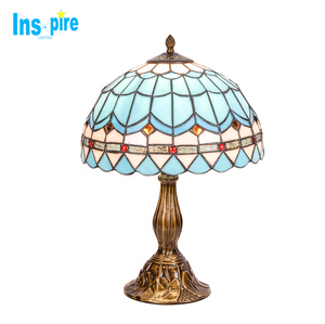 Industrial <span class=keywords><strong>Tiffany</strong></span> fixture light flower CRYSTAL tinted <span class=keywords><strong>Tiffany</strong></span> fixture light s table for household decors - Product Image 2