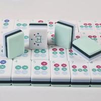 Jeu de Mahjong américain en acrylique à impression intérieure bicolore, 160 tuiles, norme américaine, jeu à mélanger à la main, nouveau design 2026