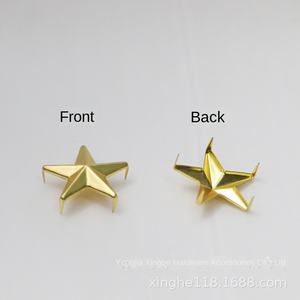 Directe Fabriek Groothandel <span class=keywords><strong>Custom</strong></span> Ster Vorm Zink Legering Jeans Klinknagels Goede Prijs Pin Knooponderdelen Plating Techniek Voor Kleding - Product Image 6