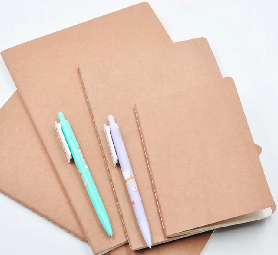 Kraft papier a4 weiche kopie notebook a5 tagebuch benutzerdefinierte