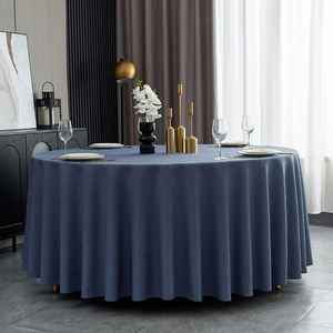 Mantel y Falda de Mesa Grandes de Lino y Algodón Impermeables para Hoteles, Banquetes y Restaurantes, Artículos Promocionales para Fiestas - Product Image 4