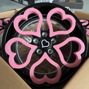 Jantes forgées sur mesure en alliage d'aluminium, motif cœur multi-rayons, multi-modèles, compatibles 15-24 pouces, 40mm 20mm 30mm, Nouveau - Product Image 2