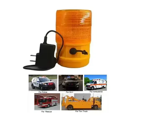 Barrera de Tráfico Magnética Fija con Luz de Advertencia LED Estroboscópica - Product Image 2