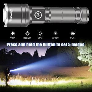 <span class=keywords><strong>2025</strong></span> mới chuyên nghiệp siêu sáng 800 <span class=keywords><strong>lm</strong></span> Led đèn pin Torch cắm trại 18650 Đèn Pin Nhôm chiến thuật Led đèn pin - Product Image 6