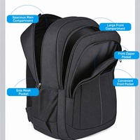 Mochila Clásica Unisex Oxford de Poliéster Duradera con Cremallera, Impermeable, con USB, para Negocios, Escuela, Regalo