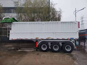 Good Steel 35 CBM 50 Tons Rear Dump Truck Semi <b>Trailer</b> for Sale - Product Image 4