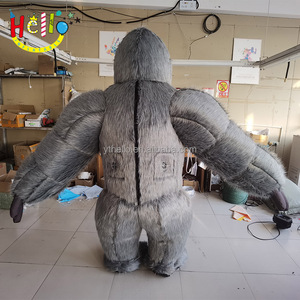 Costume gonflable personnalisé de babouin ambulant, costume gonflable de gorille réaliste grandeur nature - Product Image 5