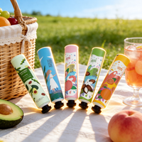 Tube d'emballage de crème pour les mains de luxe en ABL laminé, qualité alimentaire, 100 ml, avec bouchon à disque, vente en gros, directement de l'usine