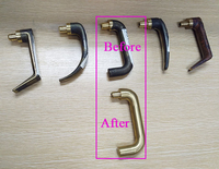 Laiton zinc alliage d'aluminium petites pièces métalliques unités robotiques système polissage et rectifieuse avec bouclier automatique