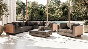 AJUNION Meubles <span class=keywords><strong>de</strong></span> <span class=keywords><strong>jardin</strong></span> <span class=keywords><strong>de</strong></span> luxe Ensemble <span class=keywords><strong>de</strong></span> canapés sectionnels Cadre en <span class=keywords><strong>aluminium</strong></span> Lattes à <span class=keywords><strong>effet</strong></span> <span class=keywords><strong>bois</strong></span> Ensemble <span class=keywords><strong>de</strong></span> <span class=keywords><strong>salon</strong></span> d'extérieur Meubles <span class=keywords><strong>de</strong></span> patio en forme <span class=keywords><strong>de</strong></span> L - Product Image 3