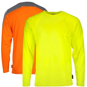 Ansi Clase 3 camisa de seguridad Ropa DE TRABAJO Fluorescente Amarillo Ingeniero de construcción Seguridad Manga larga Hi Vis <span class=keywords><strong>camisetas</strong></span> - Product Image 4