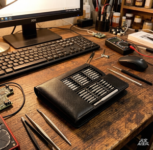 Ensemble d'outils à main multifonction sans fil isolé 25-en-1 avec tournevis à cliquet, poignée en acier, embout de 4 mm, qualité industrielle/bricolage - Product Image 4