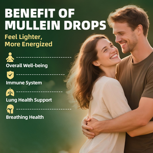Gouttes de molène liquide oral 60 ml pour la détoxification et le nettoyage des poumons, soutien du système respiratoire, immunitaire et digestif - Product Image 2