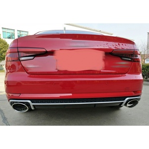 Kit de carrocería para Audi A4 2017-2019, modificación y actualización a estilo RS4, parachoques delantero, parrilla, parachoques trasero y alerón trasero. - Product Image 6
