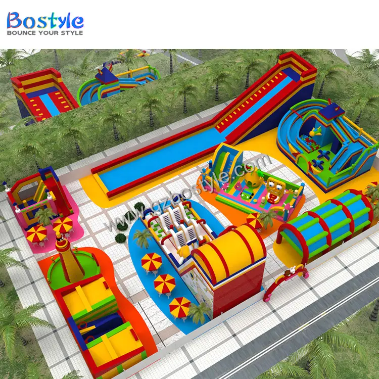 Bostyle Supremazia-120 Terra Parco di Divertimenti Giochi D'acqua Intero Schema di