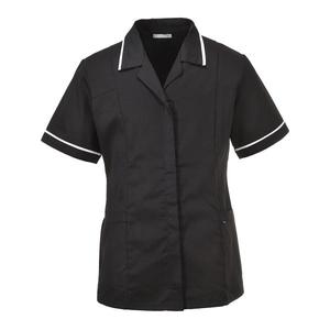PORTWEST - LW20BKRM Tunique noire classique-CHEMISES DE TRAVAIL EAN 5036108259687 - Product Image 1