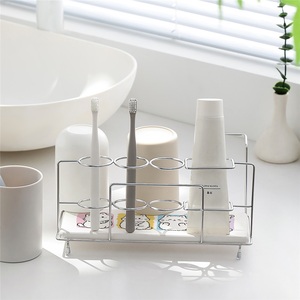 304 Stainless Steel Double Tier Modern Towel Drain Rack <b>Set</b> for Kitchen Use - Product Image 1