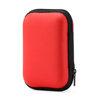 Estuche de Almacenamiento Portátil con Cierre para Auriculares, Organizador de Cables, Bolsa de Viaje Rectangular de Plástico con Interior de Malla, Opciones Multicolores