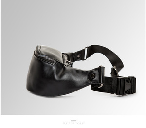 Hot Selling New Money Pack Wholesale Men's Outdoor Sports Running Shoulder <strong>Soft</strong> Pu <strong>Leather</strong> Belt <strong>Purse</strong> Recycled Urban Chest Bag - Product Image 4
