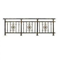 Balustrade moderne en alliage d'aluminium résistant à la rouille pour balcon extérieur, villa, maison de campagne, escalier de communauté, installation facile 1