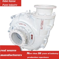 Pompe à boue horizontale centrifuge industrielle pour la dragage et l'extraction minière, pièces de rechange en caoutchouc pour dragueur centrifuge Kaiyue