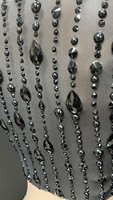 Nocance Novance – ensemble de vêtements pour filles, Sexy, de luxe, strass, en maille, longueur au sol, robe de soirée, robe de bal, été 2023