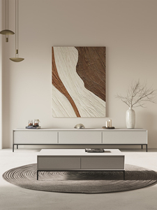 Mueble <span class=keywords><strong>de</strong></span> TV con Base <span class=keywords><strong>de</strong></span> Madera <span class=keywords><strong>de</strong></span> Nogal, Moderno y Ecológico, Extensible, para Sala <span class=keywords><strong>de</strong></span> Estar, Compatible con Televisores <span class=keywords><strong>de</strong></span> 65 Pulgadas en Adelante - Product Image 6