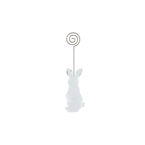 Promotion Pâques Acrylique Lapin Ornements Tag Note Clip Décoration De Table Mignon Debout <span class=keywords><strong>Message</strong></span> Photo Ami Cadeau D'anniversaire - Product Image 2