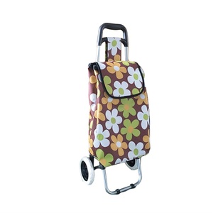 Chariot de courses pliable direct usine avec roues, capacité 50 kg, roulettes de 160 mm de diamètre pour chariots de <span class=keywords><strong>supermarché</strong></span> - Product Image 2