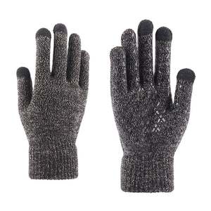 Gants d'écran pour hommes, taille plus, en velours, chauds, respirants, longueur poignet, protection contre le froid hivernal - Product Image 1