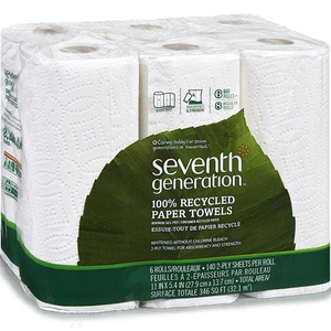Serviette de cuisine jetable KIYA, 2 plis, en pâte de bois vierge, modèle standard QS-28 - Product Image 3