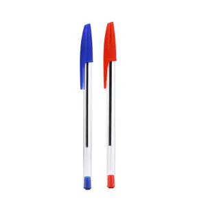 사용자 정의 특수 양식 부드러운 쓰기 투명 배럴 플라스틱 롤러 볼 포인트 잉크 펜
