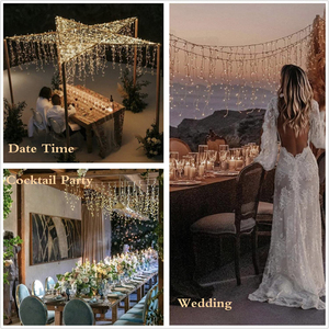 Nouveau LED Lumières De <span class=keywords><strong>Noël</strong></span> Étanche <span class=keywords><strong>Guirlande</strong></span> Rideau Lumière Décoratif Fée Cascade Led Lumières De <span class=keywords><strong>Noël</strong></span> Glaçon - Product Image 5