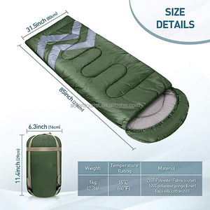 <span class=keywords><strong>Sac</strong></span> <span class=keywords><strong>de</strong></span> <span class=keywords><strong>couchage</strong></span> chaud pour une utilisation intérieure et extérieure Idéal pour les enfants adolescents adultes Les sacs ultra-légers et compacts sont parfaits pour la randonnée - Product Image 2